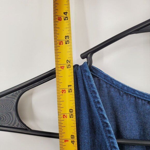 Rachel Comey X Target Indigo Denim Jumpsuit Overalls Belt Zipper Women Size 0 - Picture 9 of 14